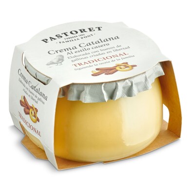 Crema catalana tardicional Pastoret tarrina 150 g-0 Crema catalana tardicional Pastoret tarrina 150 g-0