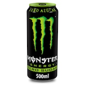 Bebida energética green zero Monster lata 500 ml
