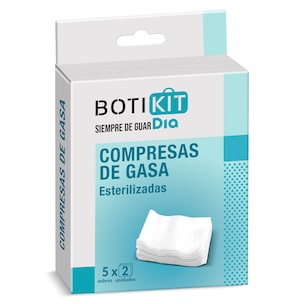 gasas esteriles 10 unidades