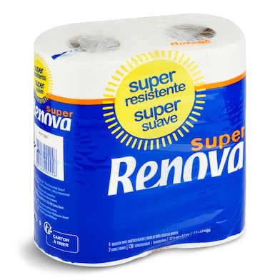 Papel higiénico super 2 capas Renova 4 unidades-0 Papel higiénico super 2 capas Renova 4 unidades-0