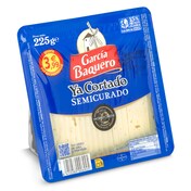 Queso semicurado ya cortado García Baquero 225 g