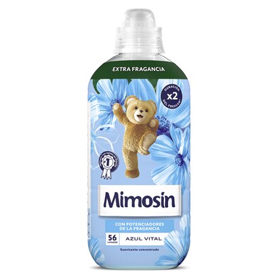 Suavizante concentrado extra fragancia azul vital Mimosin botella 56 lavados-0 Suavizante concentrado extra fragancia azul vital Mimosin botella 56 lavados-0
