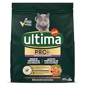 Alimento para gatos esterilizados con salmón Ultima Pro+ bolsa 375 g