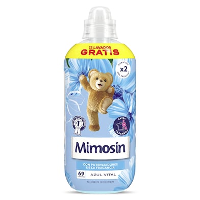 Suavizante concentrado azul vital Mimosin botella 56 lavados-0