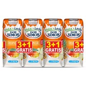 Bebida de zumo de frutas y leche tropical Don Simón brik 3+1 x 330 ml
