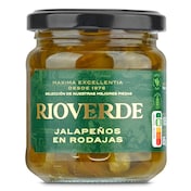 Jalapeños en rodajas Rioverde frasco 85 g