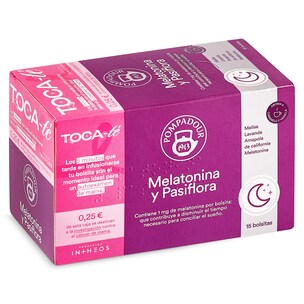 Infusión de melatonina y pasiflora Pompadour 15 unidades