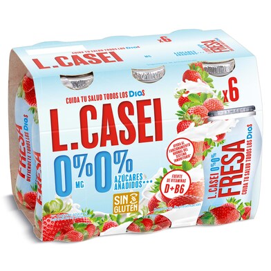 Bebida desnatada de fresa L-Casei Dia pack 6 x 100 g-0 Bebida desnatada de fresa L-Casei Dia pack 6 x 100 g-0
