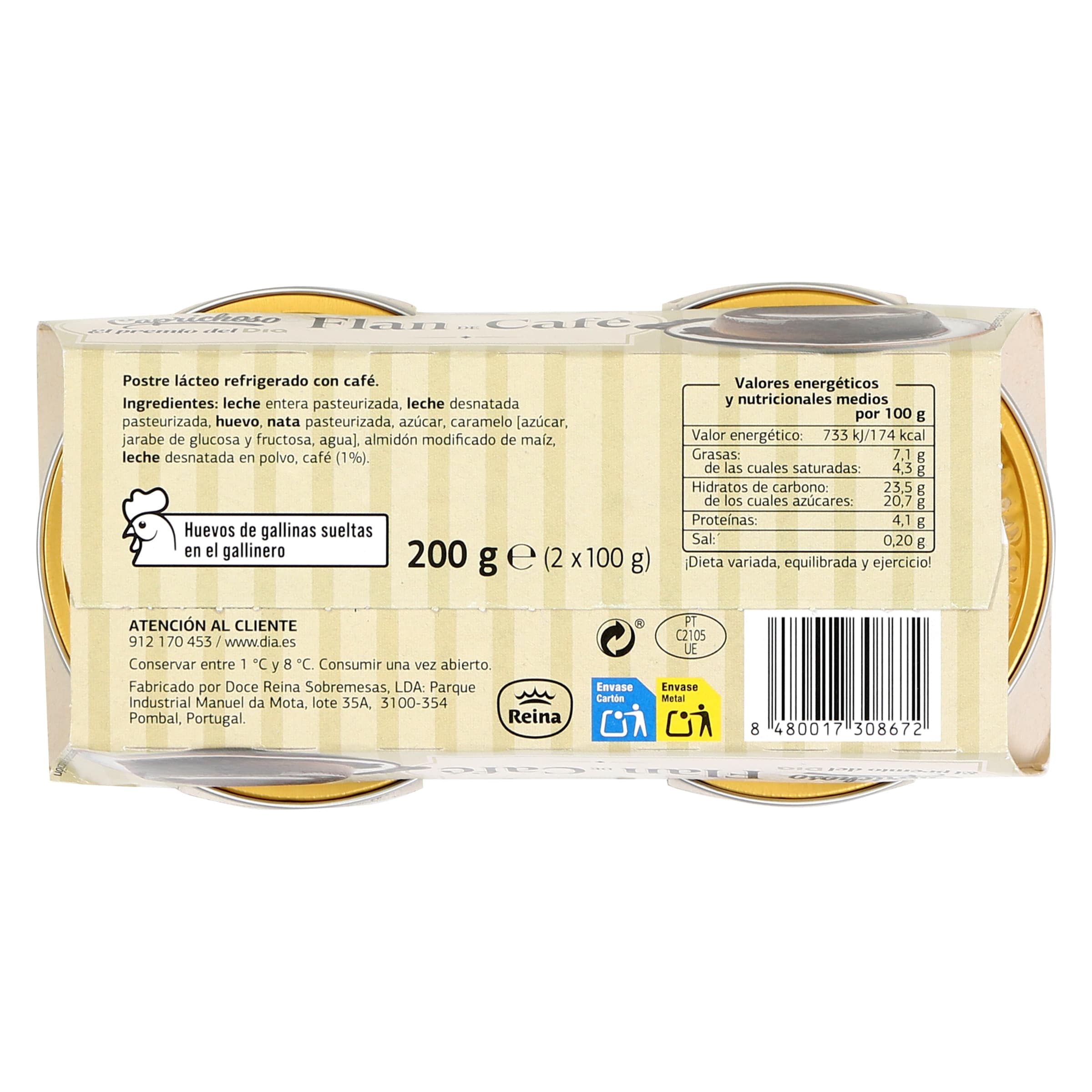 Flan de café Dia Caprichoso 2 x 100 g