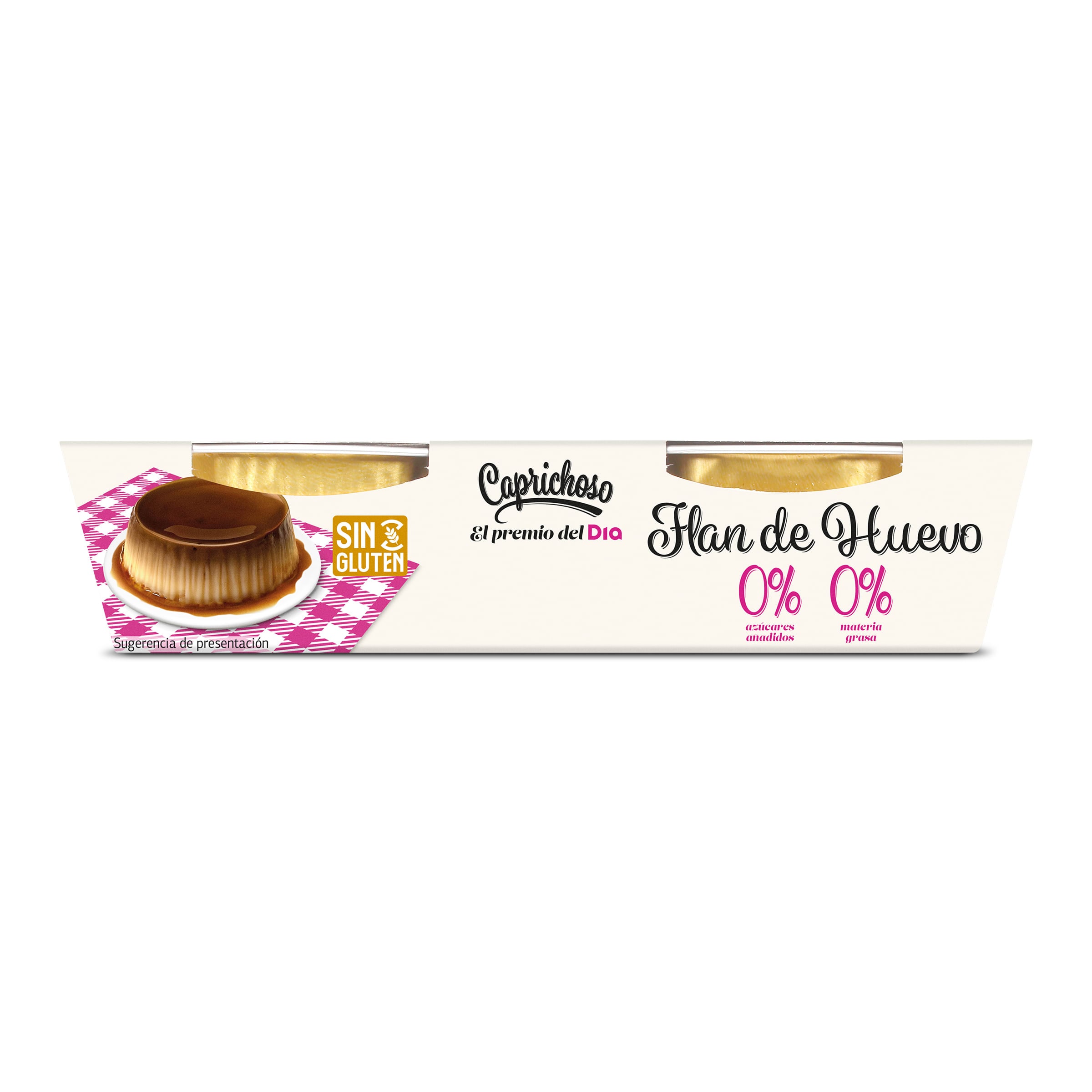 Flan de huevo doble 0% Dia Caprichoso 2 x 100 g
