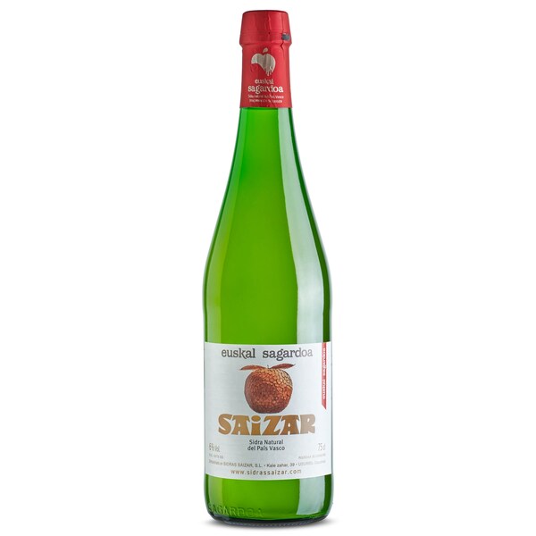 Sidra Natural D.O. Euskal Sagardoa Saizar Botella 75 Cl
