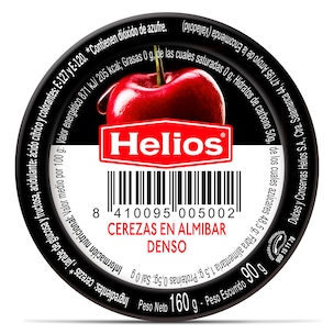 cerezas rojas en almibar 90 g