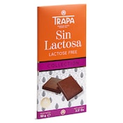 Chocolate con leche sin lactosa Trapa 90 g
