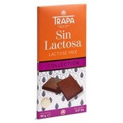 Chocolate con leche sin lactosa Trapa 90 g