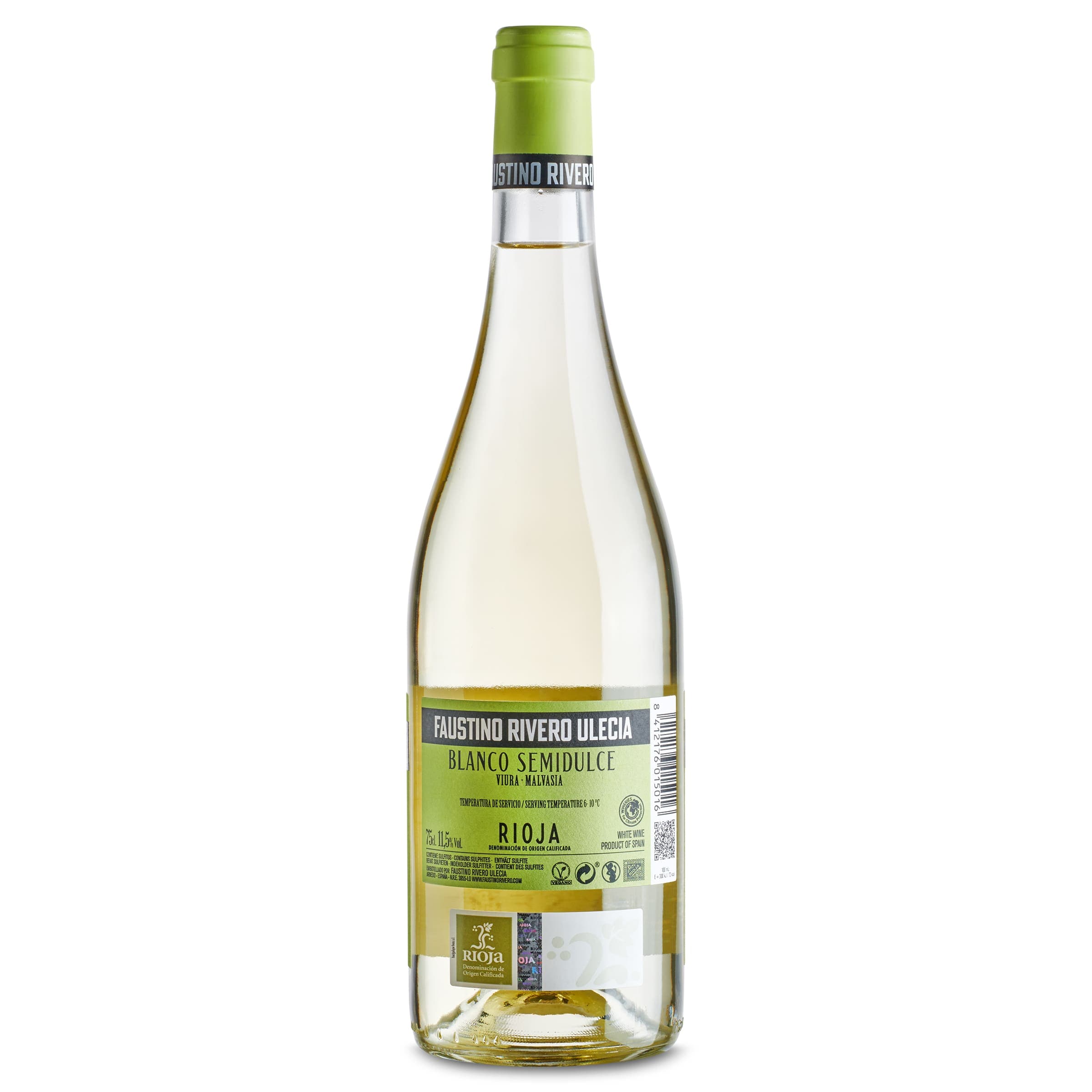 Vino blanco semidulce D.O. Rioja Faustino Rivero 75 cl