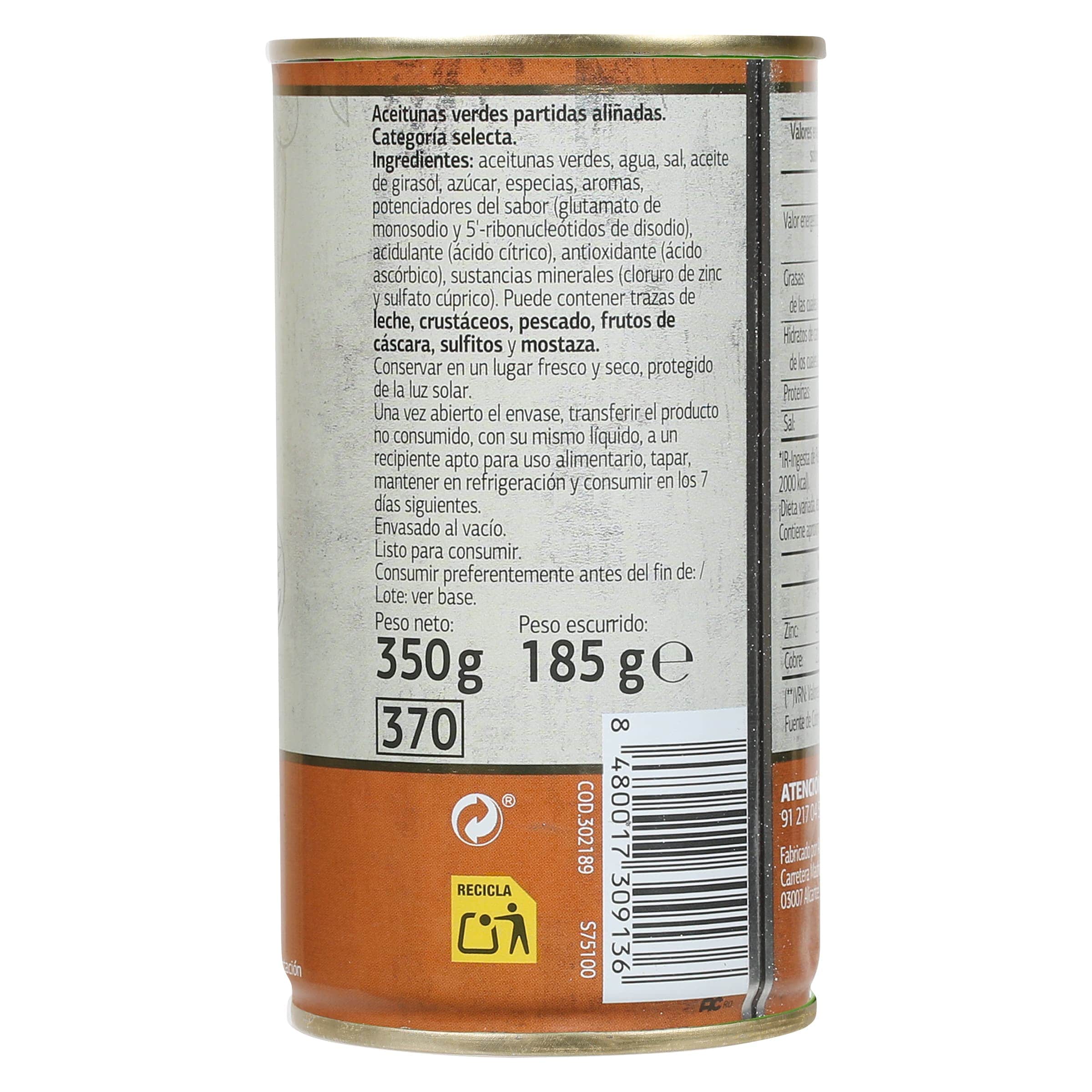Aceitunas romeras Dia Vegecampo 185 g