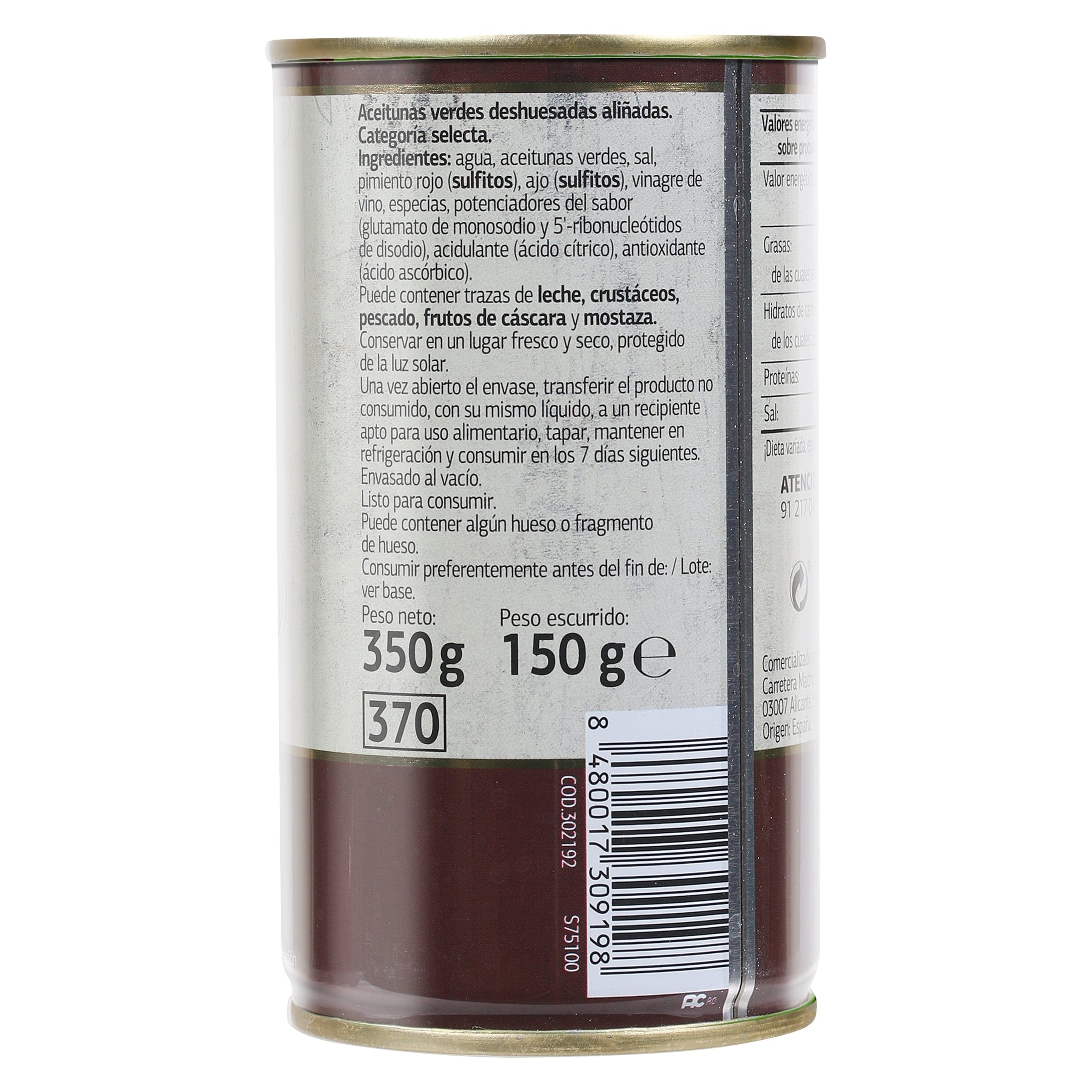 Aceitunas camperas sin hueso Dia Vegecampo 150 g