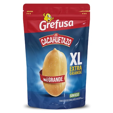 Cacahuetazo con sal Grefusa bolsa 120 g-0