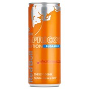 Bebida energética sabor albaricoque sin azúcar Red bull lata 250 ml