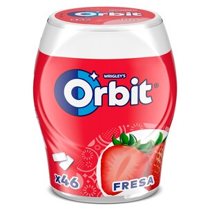 chicles sabor fresa sin azucar 46 unidades