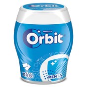 Chicles sabor menta Orbit bote 46 unidades