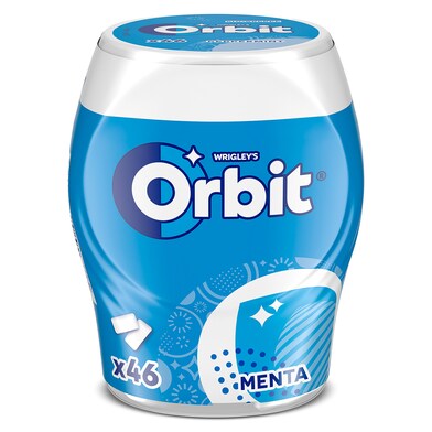 Chicles sabor menta sin azúcar Orbit bote 46 unidades-0 Chicles sabor menta sin azúcar Orbit bote 46 unidades-0