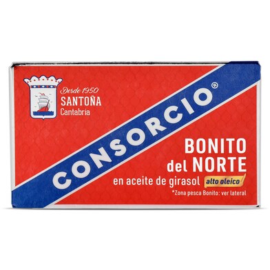 Bonito en aceite de girasol alto oleico Consorcio lata 80 g-0