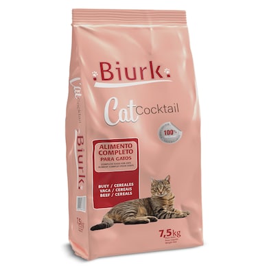 Alimento para gatos completo Biurk bolsa 7.5 Kg-0