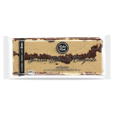 Turrón blando crujiente Dulce Noel Dia bolsa 250 g-0 Turrón blando crujiente Dulce Noel Dia bolsa 250 g-0