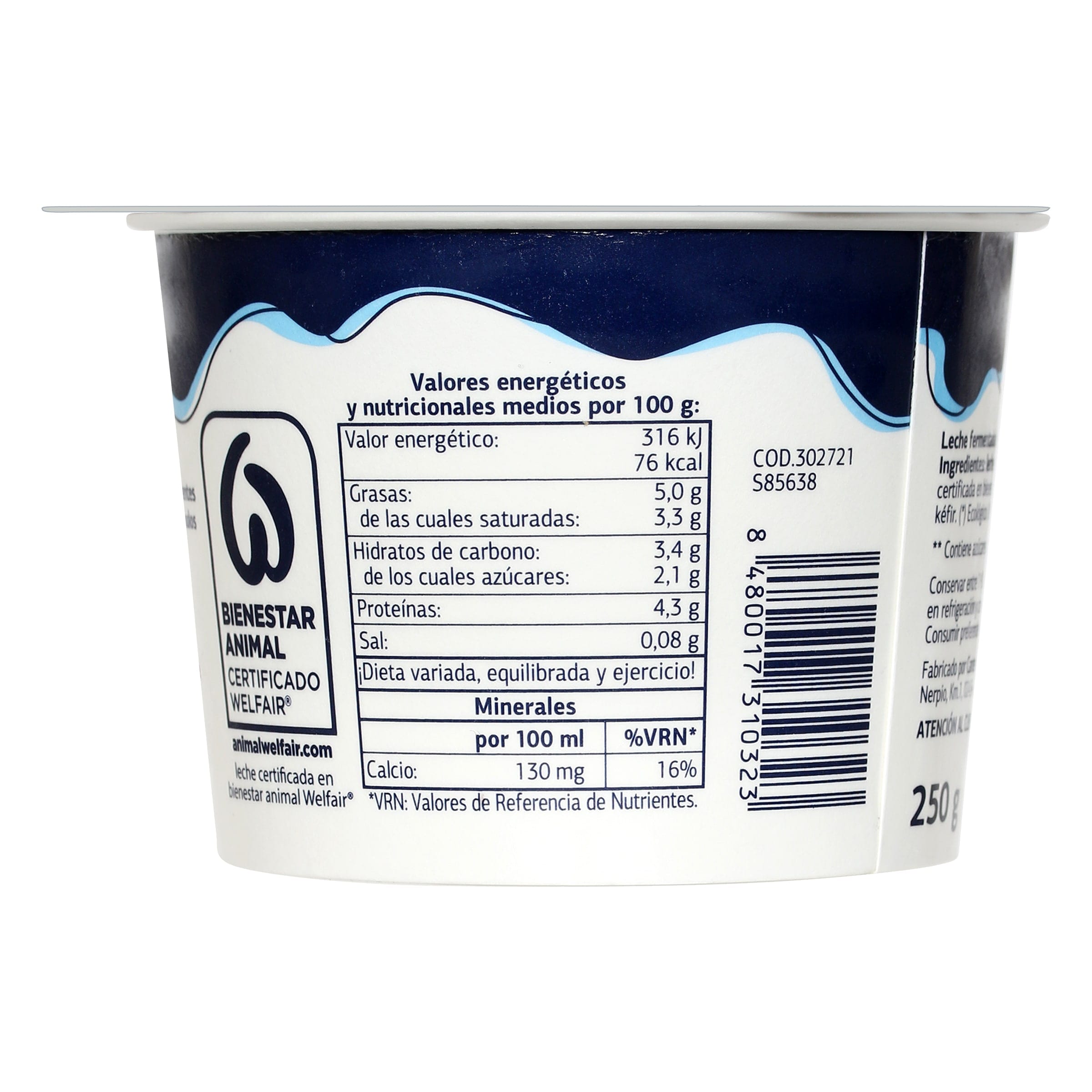 Kéfir cremoso suave Dia Láctea 250 g