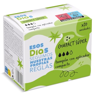tampon compact super 20 unidades