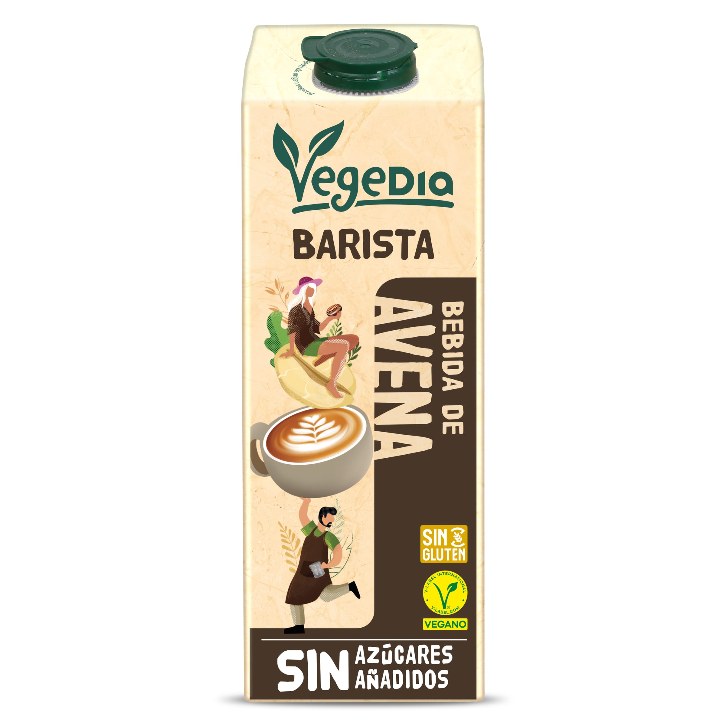 Bebida de avena barista Dia Vegedia 1 L