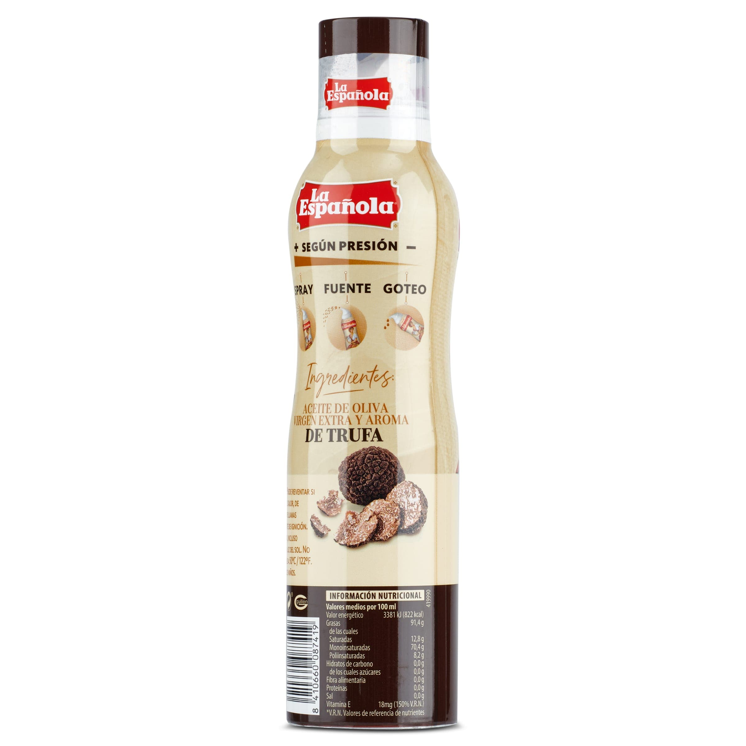 Aceite de oliva trufa en spray La española 200 ml