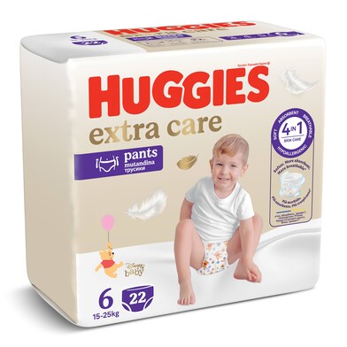 Pañales pants 15-25 kgs talla 6 Huggies Extra Care bolsa 22 unidades-0 Pañales pants 15-25 kgs talla 6 Huggies Extra Care bolsa 22 unidades-0