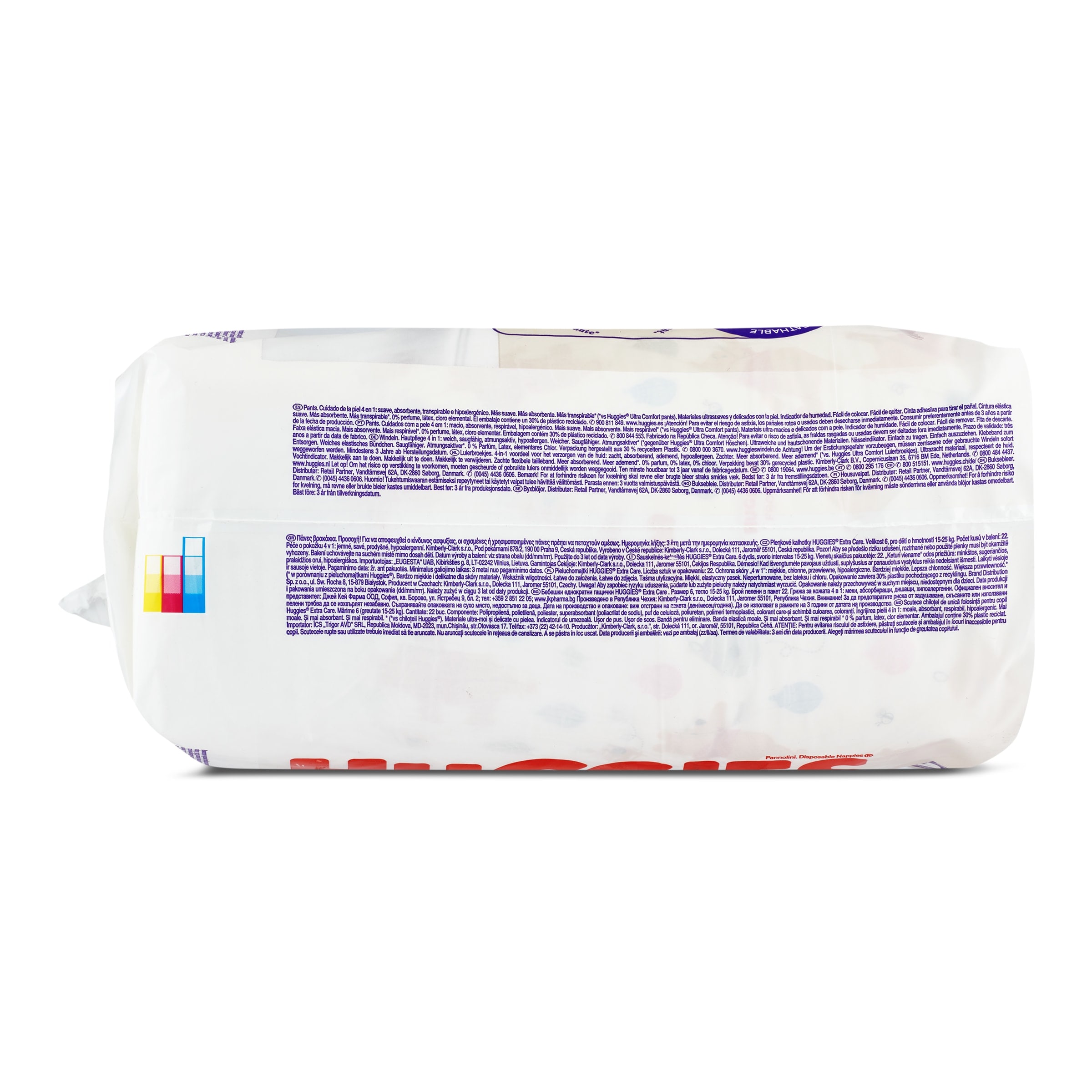 Pañales pants 15-25 kg talla 6 Huggies Extra Care 22 unidades