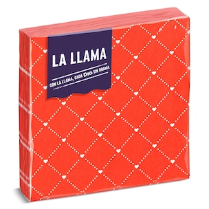 Servilletas Navidad 3 capas Dia La Llama 20 unidades