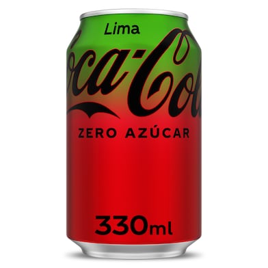 Refresco de cola zero lima Coca-Cola lata 33 cl-0