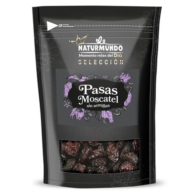 Pasas moscatel sin semillas Naturmundo de Dia bolsa 150 g-0 Pasas moscatel sin semillas Naturmundo de Dia bolsa 150 g-0