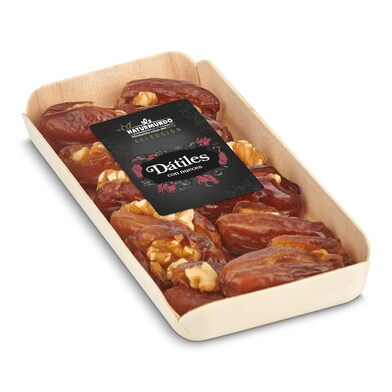 Dátiles rellenos con nueces Naturmundo de Dia bandeja 120 g-0 Dátiles rellenos con nueces Naturmundo de Dia bandeja 120 g-0