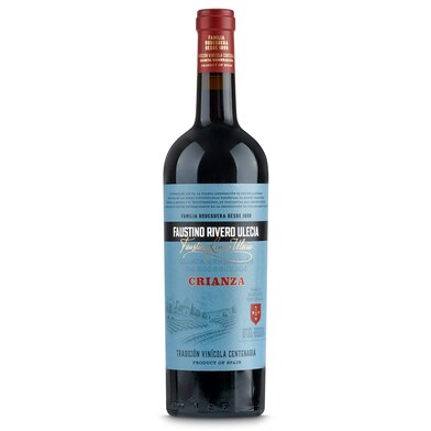 Vino tinto Crianza D.O. Utiel Requena Faustino Rivero botella 75 cl-0 Vino tinto Crianza D.O. Utiel Requena Faustino Rivero botella 75 cl-0