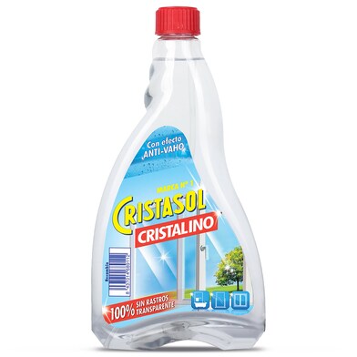 Limpiacristales cristalino recambio Cristasol botella 750 ml-0 Limpiacristales cristalino recambio Cristasol botella 750 ml-0
