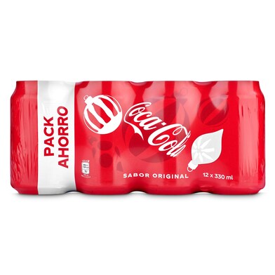Refresco de cola clásica COCA-COLA pack 12 unidades LATA 396 CL-1 Refresco de cola clásica COCA-COLA pack 12 unidades LATA 396 CL-1