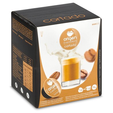 Café en cápsulas cortado Origen&sensations caja 16 unidades-0 Café en cápsulas cortado Origen&sensations caja 16 unidades-0