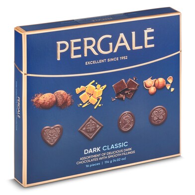 Surtido clásico chocolate negro Pergale caja 114 g-0 Surtido clásico chocolate negro Pergale caja 114 g-0