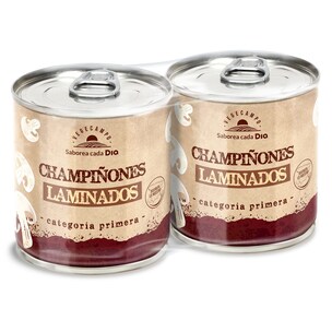 champinones laminados 2 x 105 g