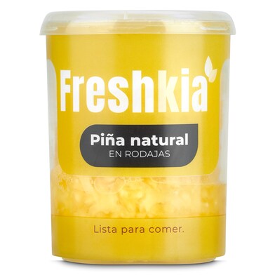 Piña natural en rodajas Freshkia tarrina 475 g-0 Piña natural en rodajas Freshkia tarrina 475 g-0