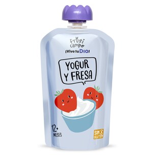 alimento infantil lacteo con pure de fresa 100 g