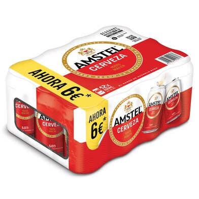Cerveza Amstel lata 12 x 33 cl-0