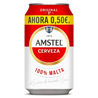 Cerveza Amstel lata 33 cl-0 Cerveza Amstel lata 33 cl-0