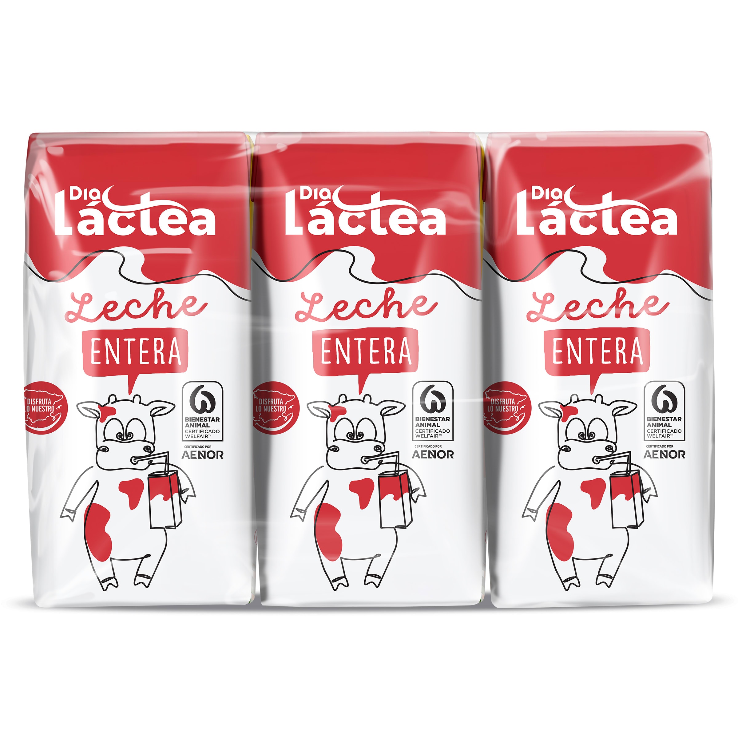 Leche entera Dia Láctea 3 x 200 ml